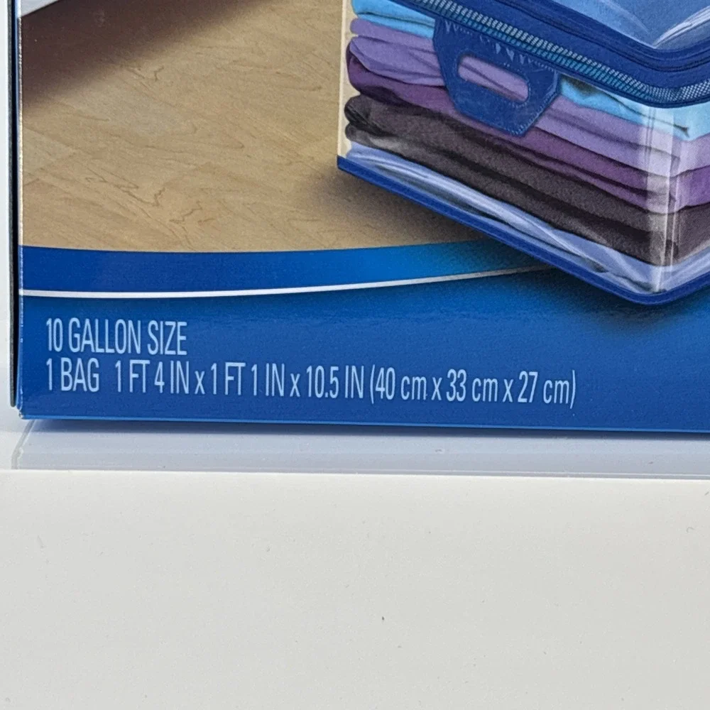 3 Ziploc XL Flexible Totes Storage 10 Gallon Extra Large Heavy Duty zipper NOS